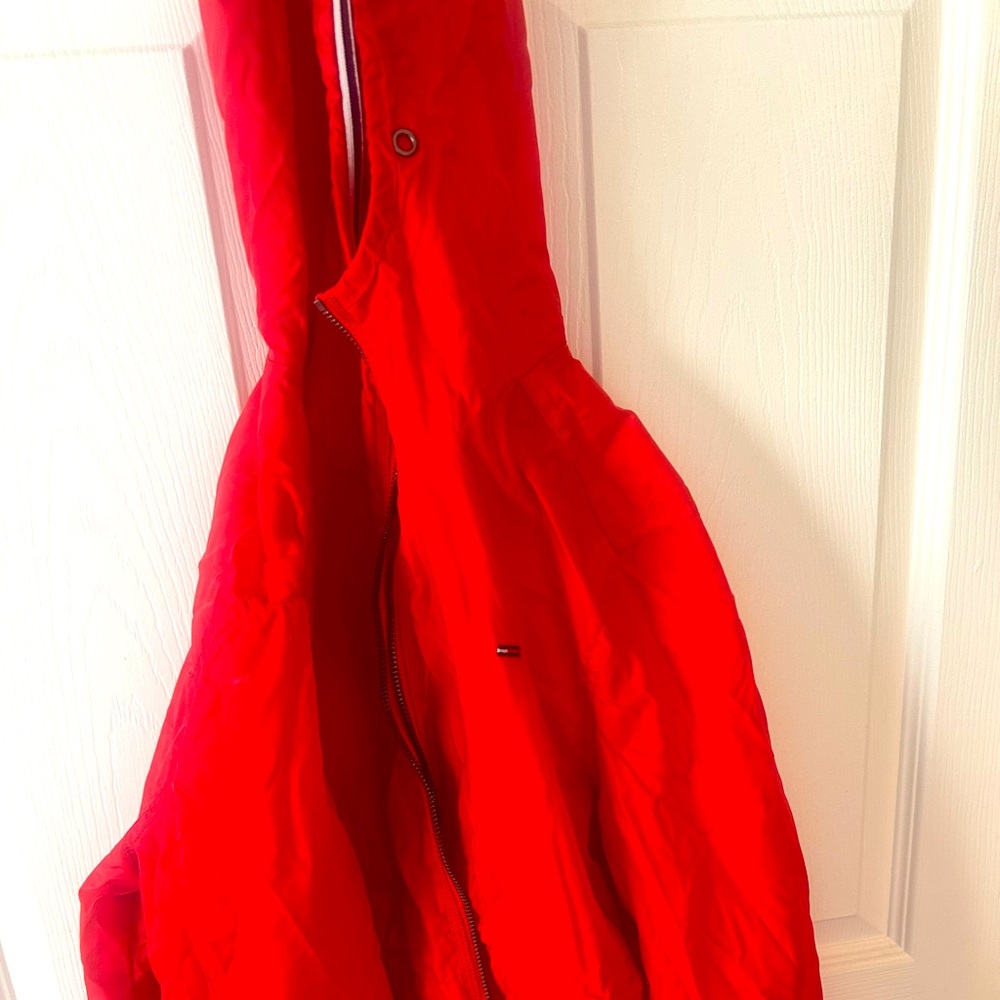 Red Tommy Hilfiger jacket